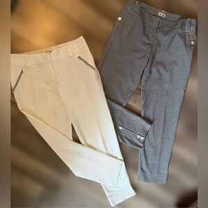 Bundle of 2 adidas womens golf pants size 4!
